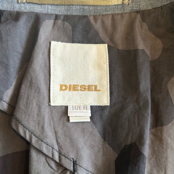 Diesel Men’s Wool Blazer Grey size XL - Picture 7 of 10